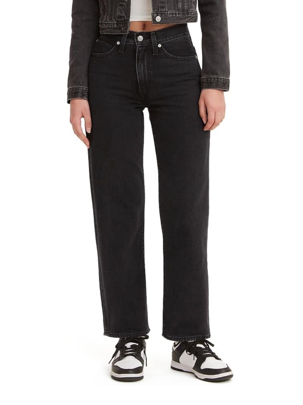 LIKE NEW Levi's Women's Black 94 Baggy Jeans - Size 30